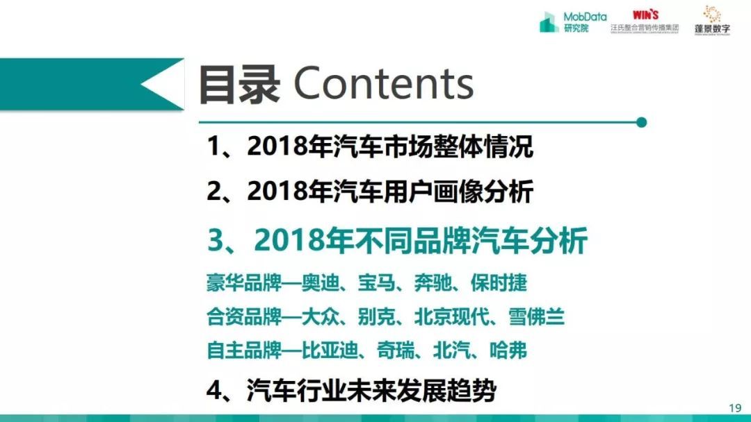MobData：2018-2019中国汽车市场研究报告