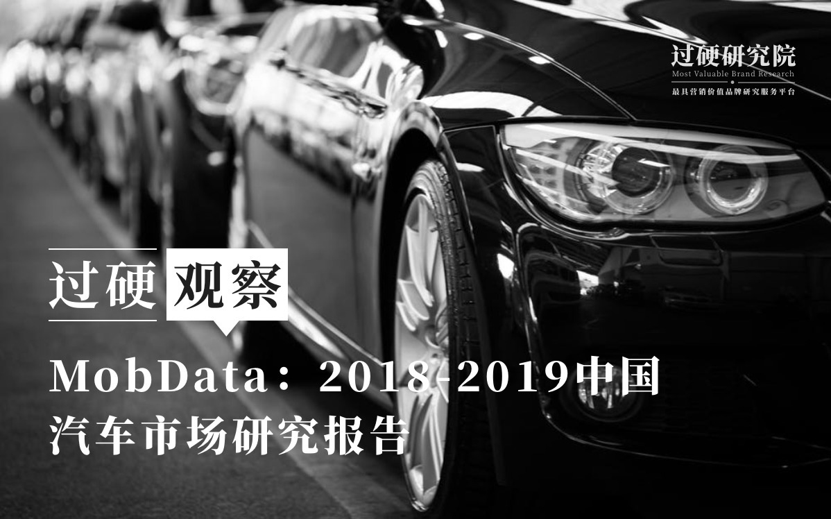 MobData：2018-2019中国汽车市场研究报告