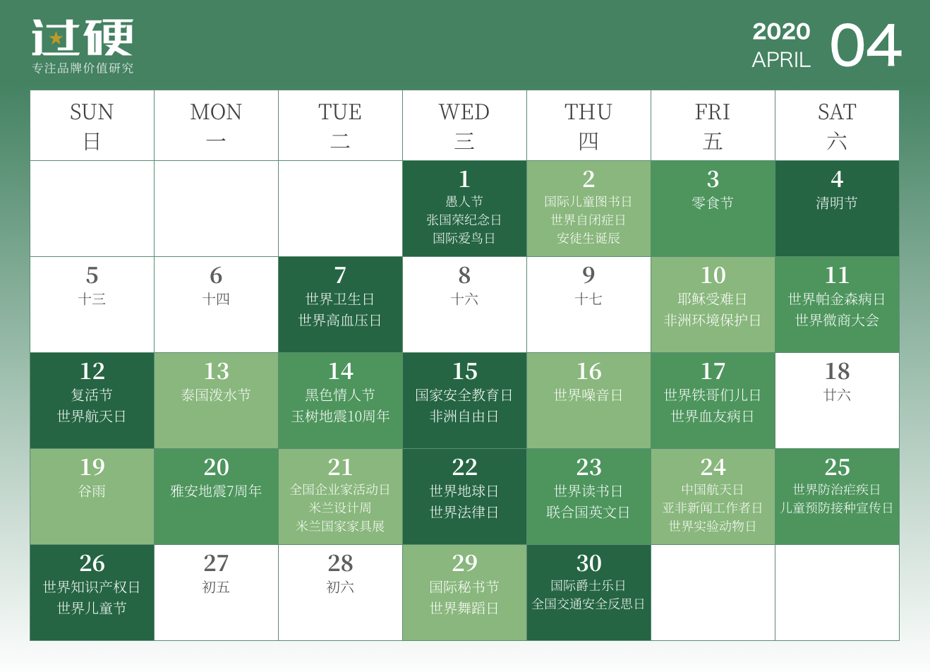 2020营销日历完整版出炉，全年300+借势热点，值得收藏