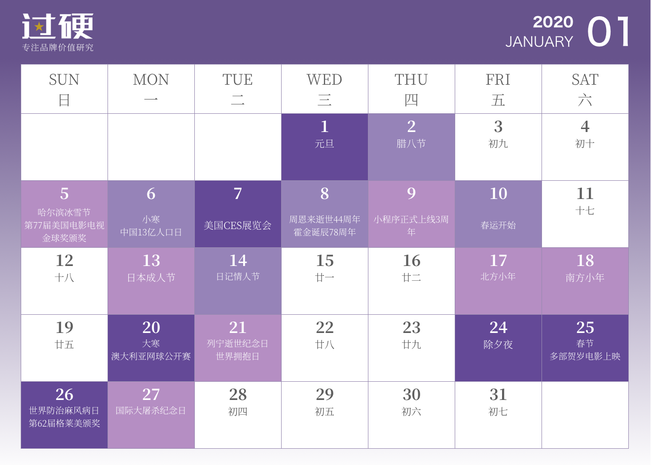 2020营销日历完整版出炉，全年300+借势热点，值得收藏