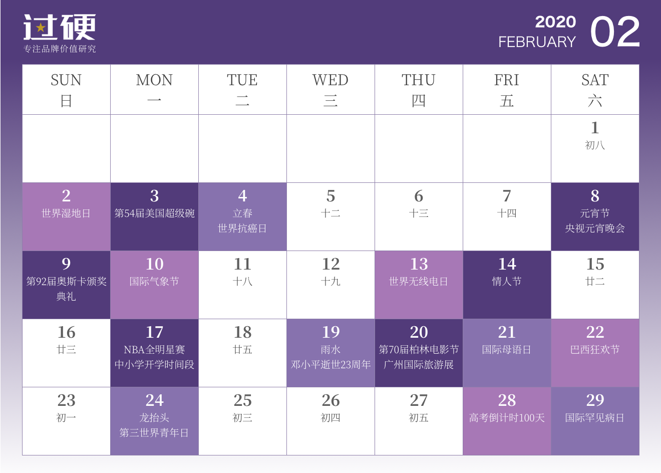 2020营销日历完整版出炉，全年300+借势热点，值得收藏