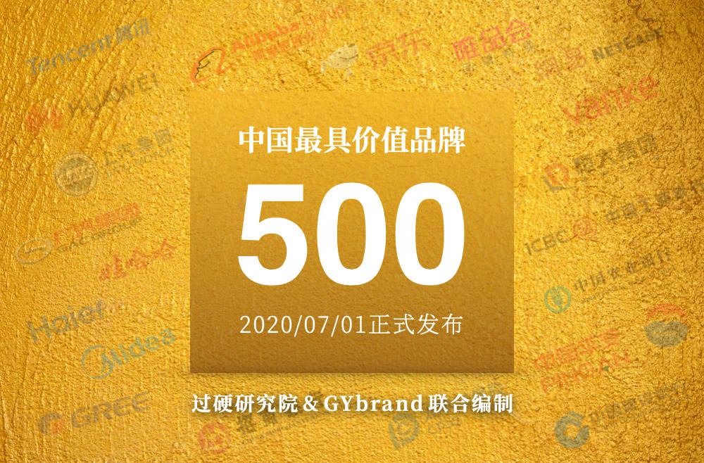 2020中国最具价值品牌500强排行榜